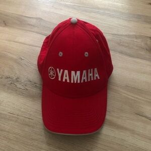 Yamaha Red Cap with White Logo